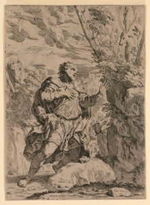 Sankt Eustace af Elisabetta Sirani