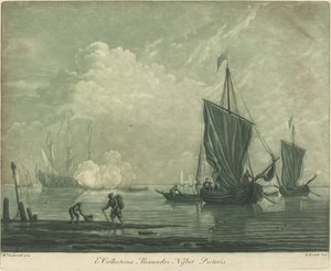 Forsendelsesscene fra samlingen af Alexander Nisbit, 1720