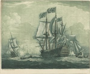 Forsendelsesscene med krigsmand, 1720