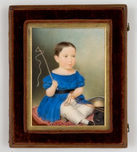 Stephen Salisbury III (1835-1905) 1838 (wc på elfenben) af Eliza Goodridge