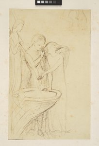 Design og skitser af Elizabeth Eleanor (1834 62) Siddal