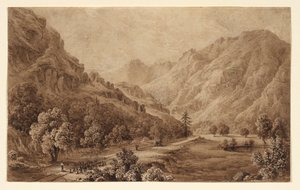 Simplon Road mellem Baveno og Gravellona af Elizabeth Frances Batty