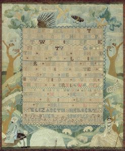 Sampler af Elizabeth Herbert