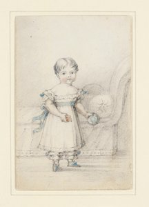 Prinsesse Victoria med en bold, 1822 af Elizabeth Keith Heathcote