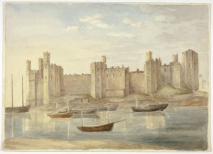 Caernarvon Slot af Elizabeth Murray