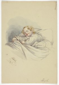 Hugh Sleeping af Elizabeth Murray