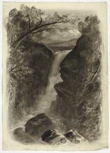 Bjerg vandfald af Elizabeth Murray