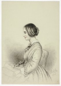 Portræt af Selina (Quin) Markham af Elizabeth Murray