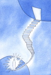 A Stairway to Heaven: Det var Kristus, der bød mig velkommen ved starten af den lange 