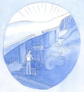 Som en udmattet arbejdsmand en dag kunne stirre forbløffet på den skinnende vej bygget af hans arbejde, sådan vil vi undre os en dag, hvor Guds 