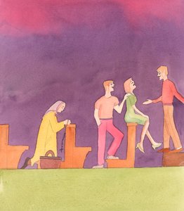 Kristus ser det som tragisk, at de højeste stemmer i kirken i dag ofte kommer fra afvigere, som nogle gange håner Kristi 