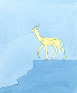 I sin nåde og skønhed er Gud som et springende væsen på sletterne, som en gazelle: udsøgt at se på, yndefuld i enhver handling og bevægelse, hurtig til at reagere på det mindste skrig eller forstyrrelse, men alligevel