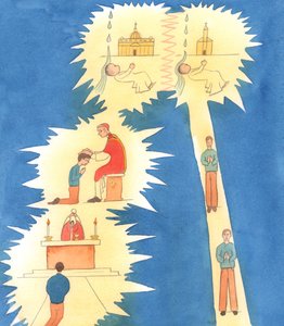 Det er ikke en lille sag, i Kristi øjne, at mange kristne ikke fuldfører deres kristne indvielse, fordi deres ledere har ugyldige ordrer, 2003 (w/c på papir) af Elizabeth Wang