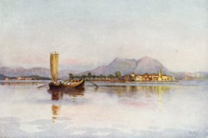 Pescator Island, Lake Maggiore (Color Litho) af Ella Du Cane