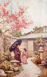 Kobai Plum Blossom (farve litho) af Ella Du Cane