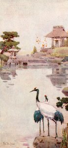 Storkene (farve litho) af Ella Du Cane