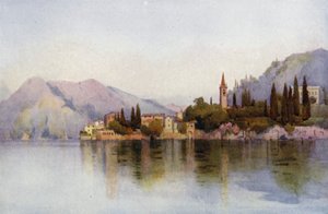 Varenna, Comosøen (farve litho)