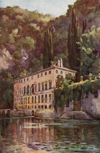 Villa Pliniana, Comosøen (farve litho)