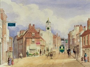 Croydon High Street, ca. 1850-55 af Ellen Keen