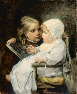Den unge kunstner, 1885 af Ellen Kendall Baker