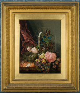 Roses and Still Life (olie på lærred) af Ellen Ladell