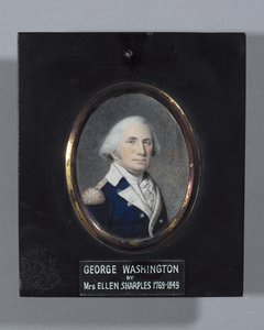 George Washington, sandsynligvis 1803 (akvarel på elfenben)