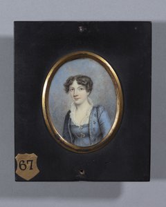 Mrs Morgan (akvarel på elfenben)