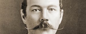 Portræt af Sir Arthur Conan Doyle af Elliott and Fry Photography Studio