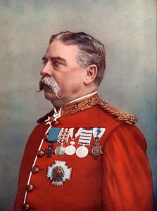 General Sir Hugh Gough, Keeper of the Jewels, Tower of London, 1902. af Elliott and Fry
