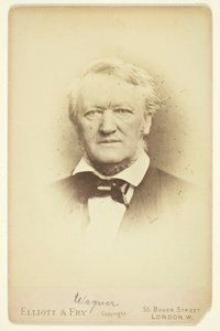 Portræt af Wagner, 1877. af Elliott and Fry