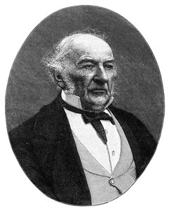William Ewart Gladstone, det britiske liberale partis statsmand og premierminister, c1890. af Elliott and Fry