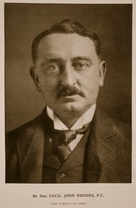Rt Hon Cecil Rhodes, P.C. (sepia billede)
