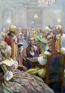 Benjamin Franklin ved Louis XVI