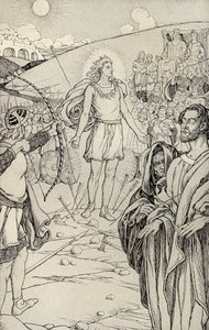 Every Arrow Overshot His Head, illustration fra 