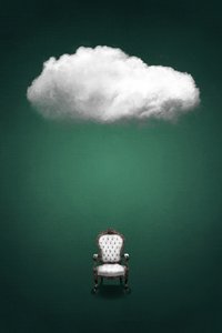 Floating Cloud-stolen af Ema Paraschiv