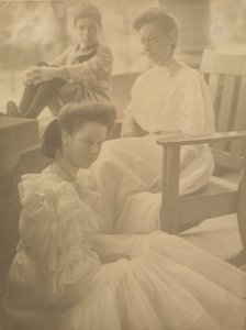 Gruppeportræt, ca. 1900. af Ema Spencer