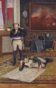 Napoleon Bonaparte (farve litho) af Emanuel Bachrach Baree