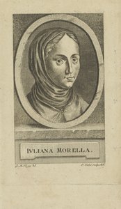 Portræt af Juliana Morell 1594-1653, før 1777. af Emanuel Eichel