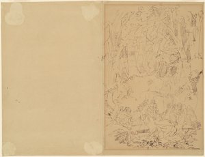 1800-tallets kolonister prædiker for indianere af Emanuel Gottlieb Leutze