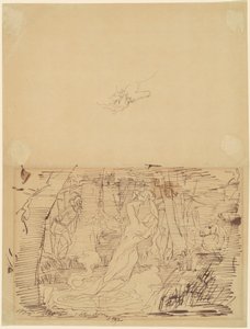 Gretchen myrder sit barn af Emanuel Gottlieb Leutze