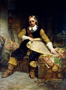 Oliver Cromwell, 1867 af Emanuel Gottlieb Leutze