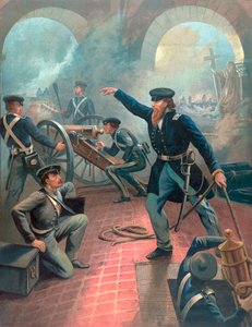 Ulysses S. Grant i den mexicansk-amerikanske krig af Emanuel Gottlieb Leutze