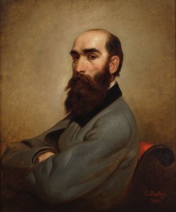 Worthington Whittredge, 1861 af Emanuel Gottlieb Leutze