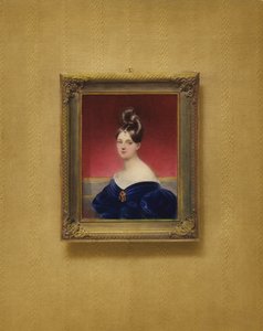 Portræt af prinsesse Louise Amelie af Baden af Emanuel Thomas Peter