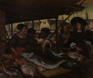 Nieuwe Vismarkt (det nye fiskemarked) i Amsterdam
