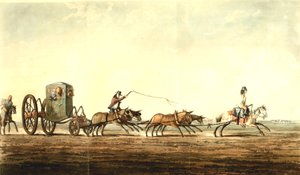 Postvogn, Buenos Aires-provinsen, ca. 1818