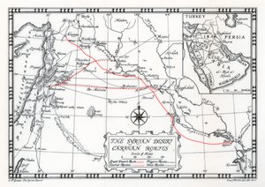 Karavane-, kurer- og pilgrimsruter i den syriske ørken, 1937 af Emery Walker