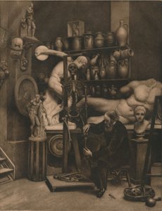Mr Heatherleys Holiday: An Incident in Studio Life, c1874. af Emery Walker