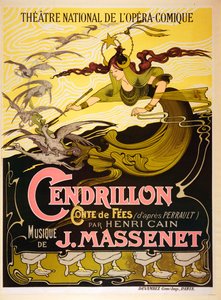 Cendrillon (Askepot), eventyropera fra 1899 af Jules Massenet (12. maj 1842 - 13. august 1912) af Emil Bertrand
