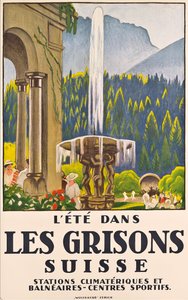 Sommer i les Grissons, Schweiz